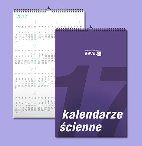 Kalendarze ścienne planszowe