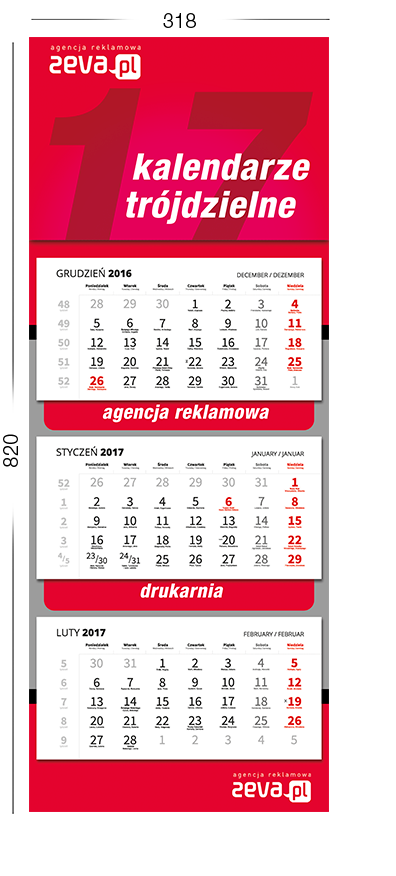 Kalendarz trójdzielny 01