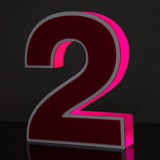 Litery świetlne LED