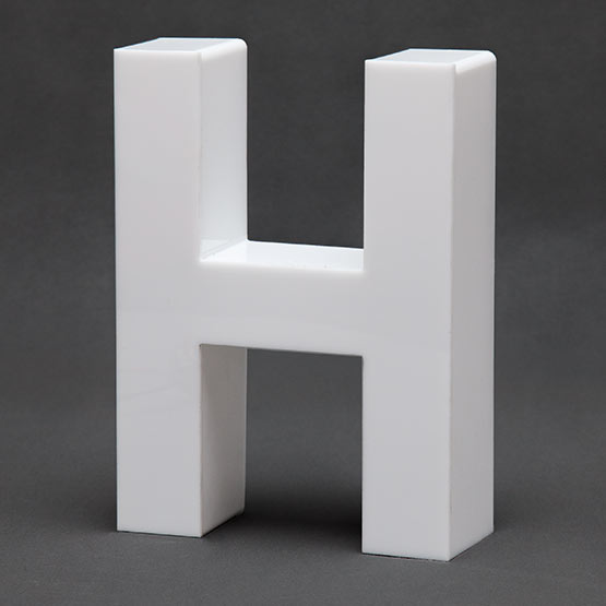 Litery podświetlane LED