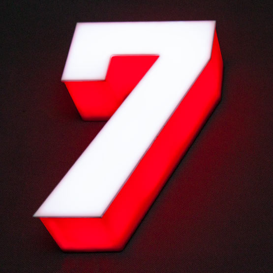 Litery świetlne LED