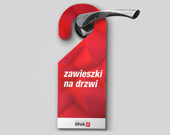 Zawieszki reklamowe do drzwi